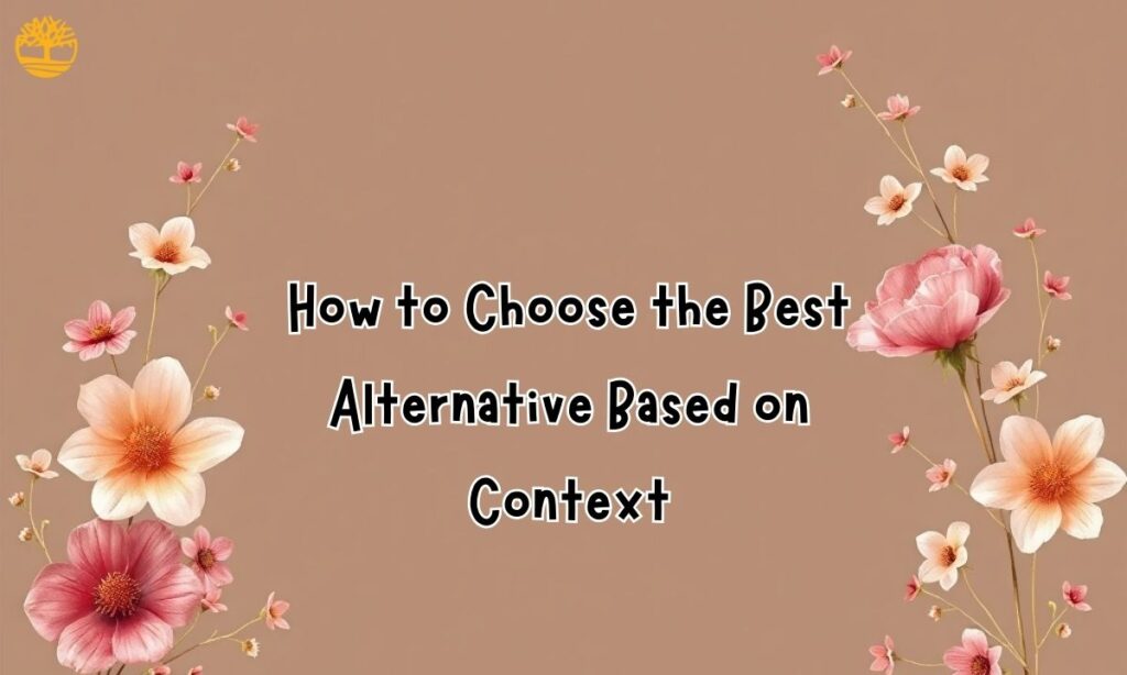 How to Choose the Best Alternative Based on Context