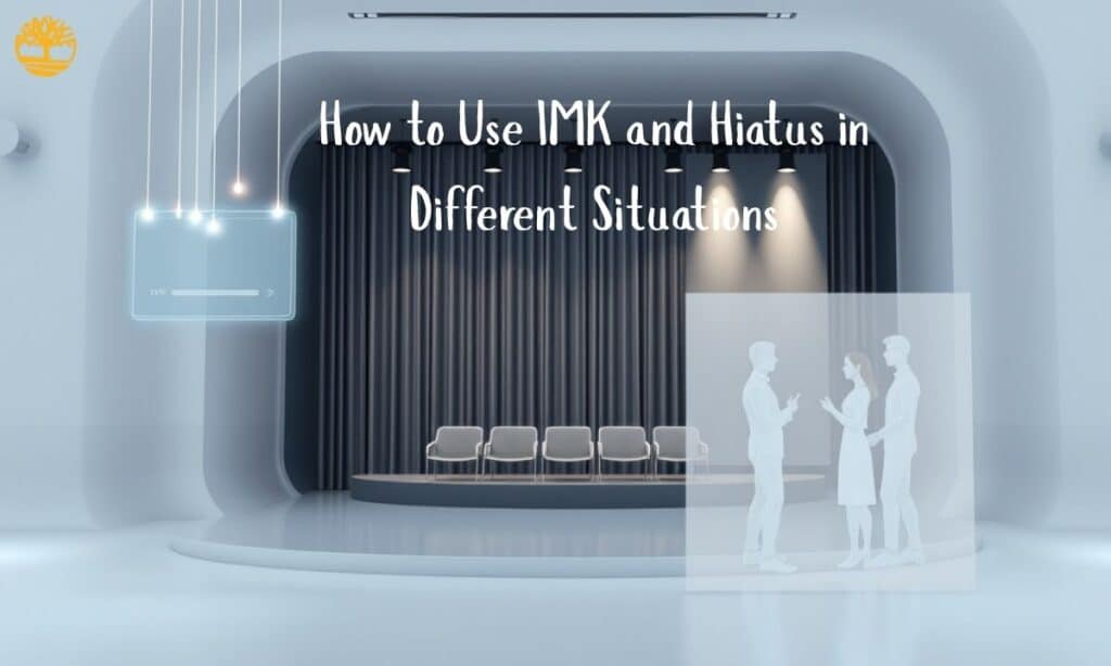 How to Use IMK and Hiatus in Different Situations