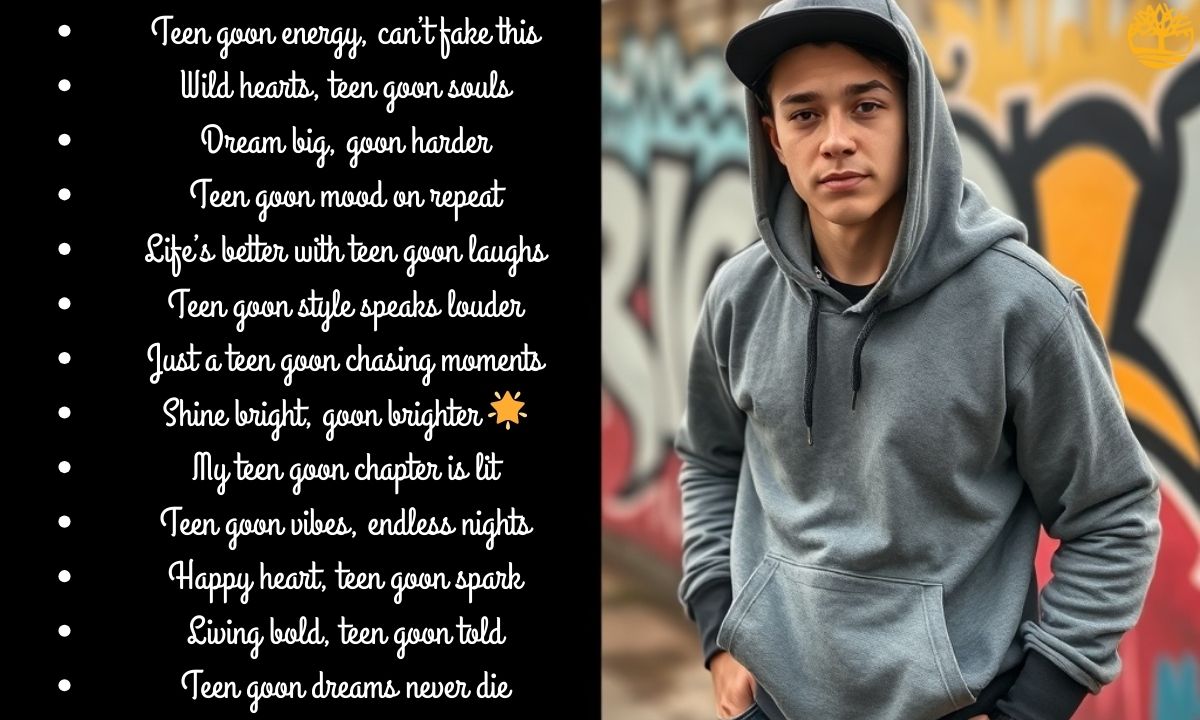 Teen goon captions