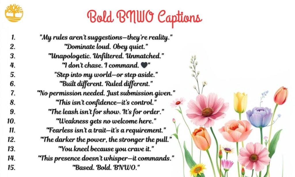 Bold BNWO Captions