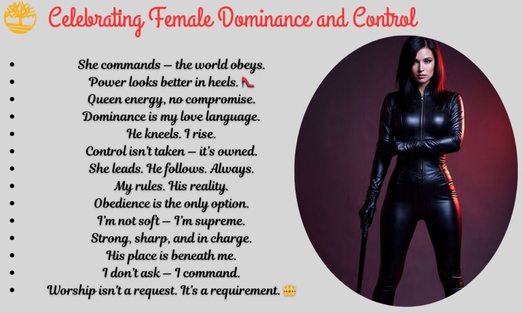 Celebrating Female Dominance and Control