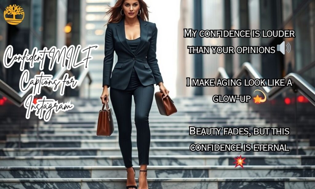 Confident MILF Captions for Instagram