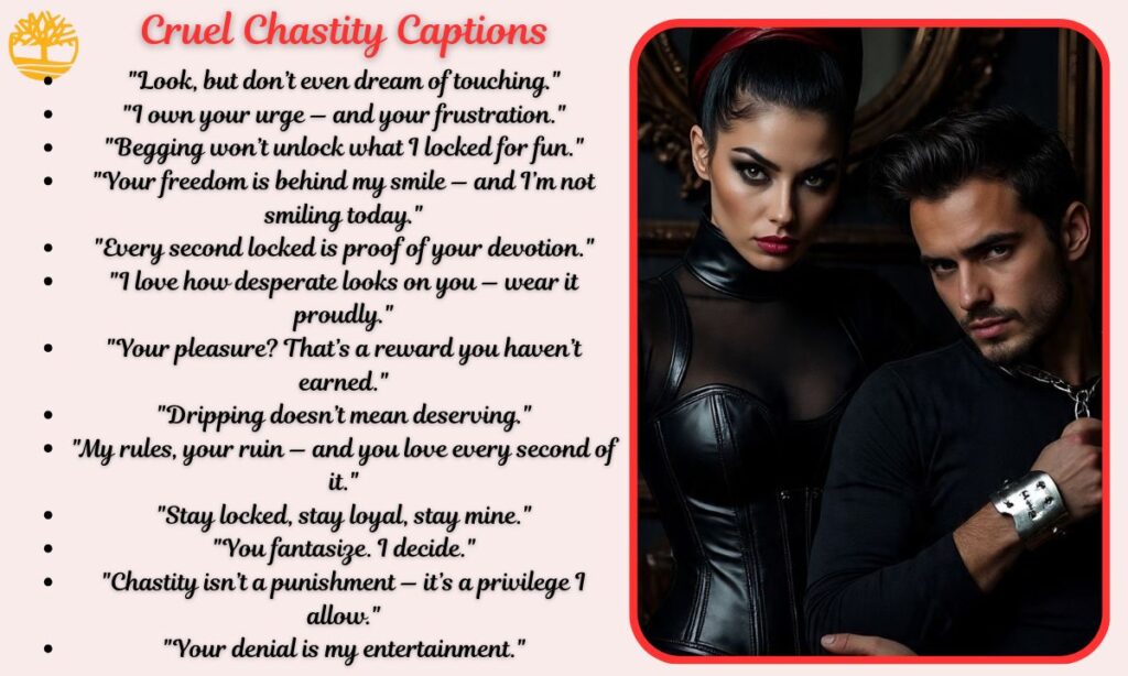 Cruel Chastity Captions