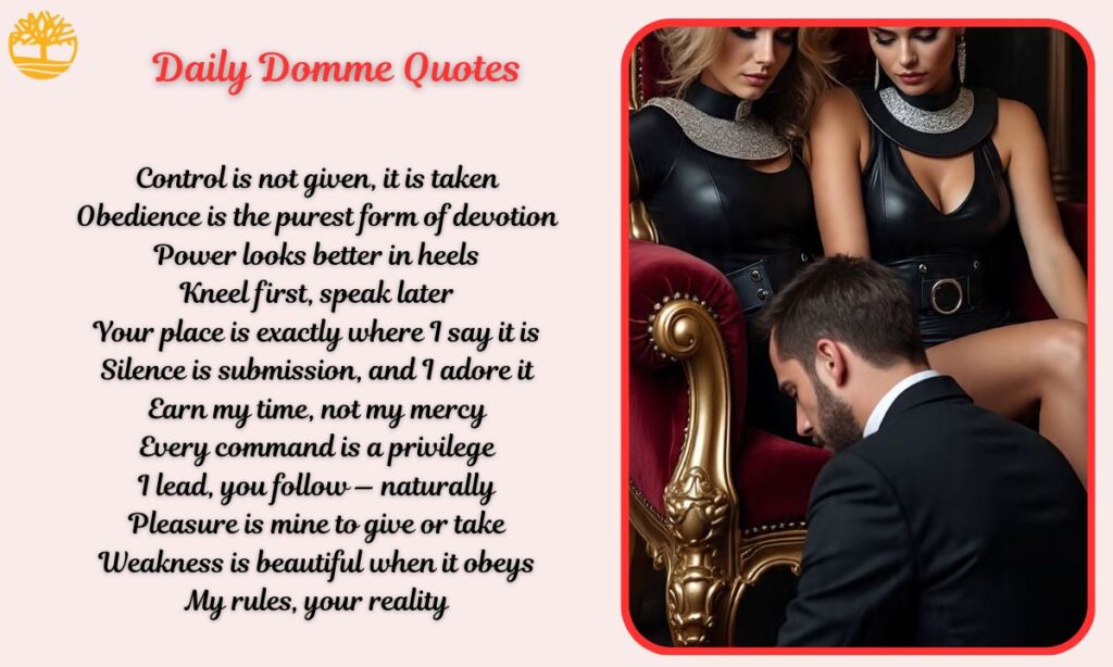 Daily Domme Quotes 