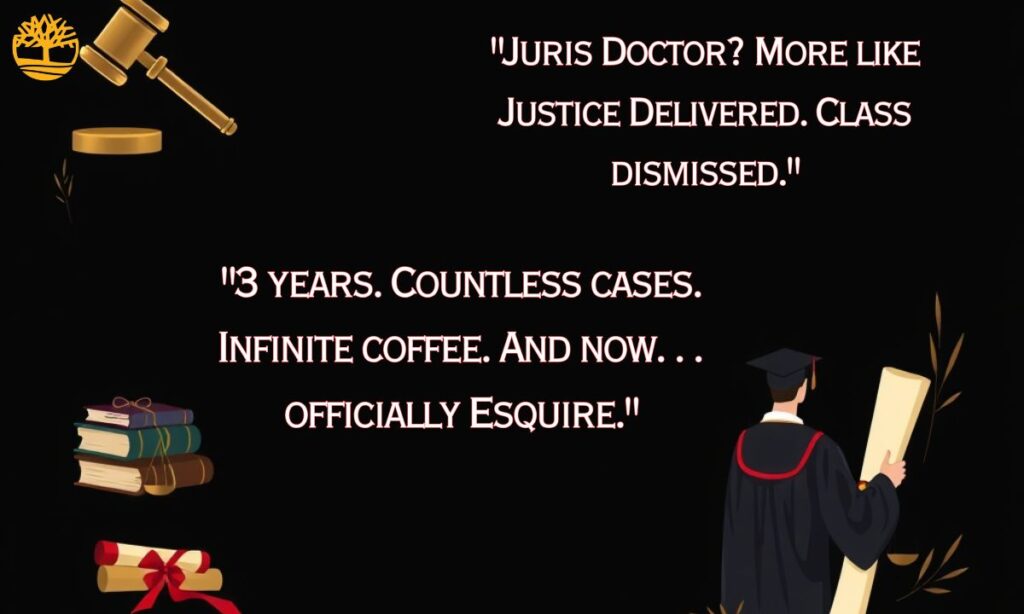 Law School Graduation Captions