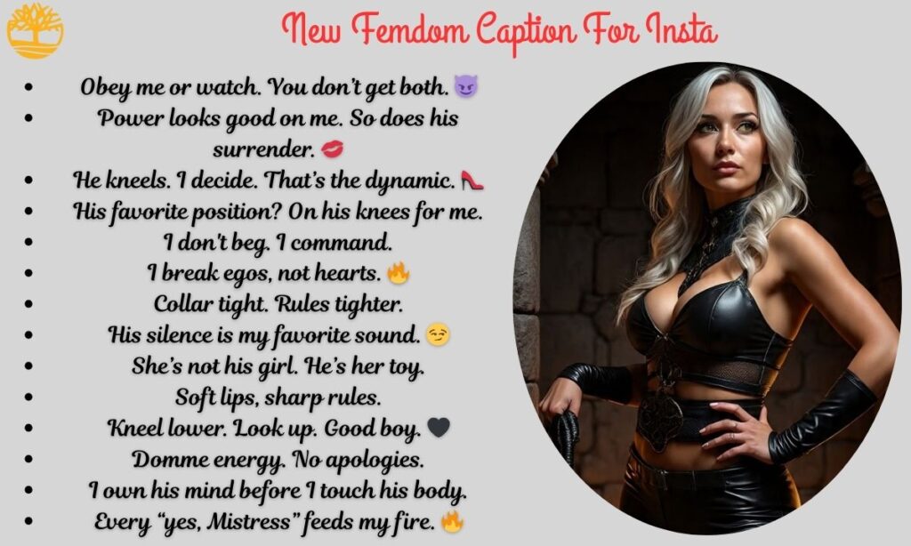 New Femdom Caption For Insta 