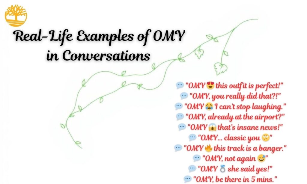 Real-Life Examples of OMY in Conversations
