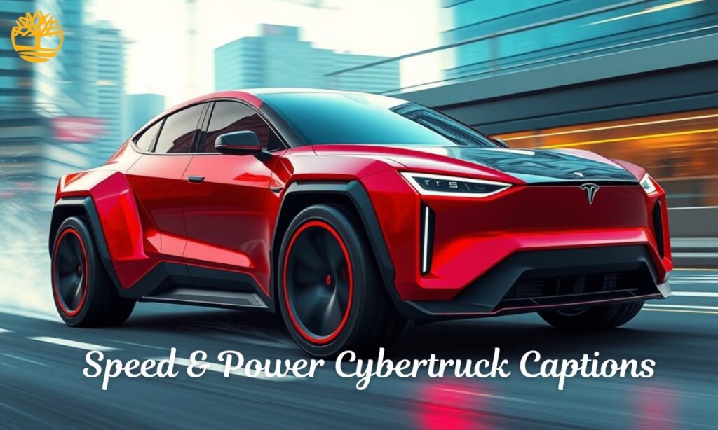Speed & Power Cybertruck Captions
