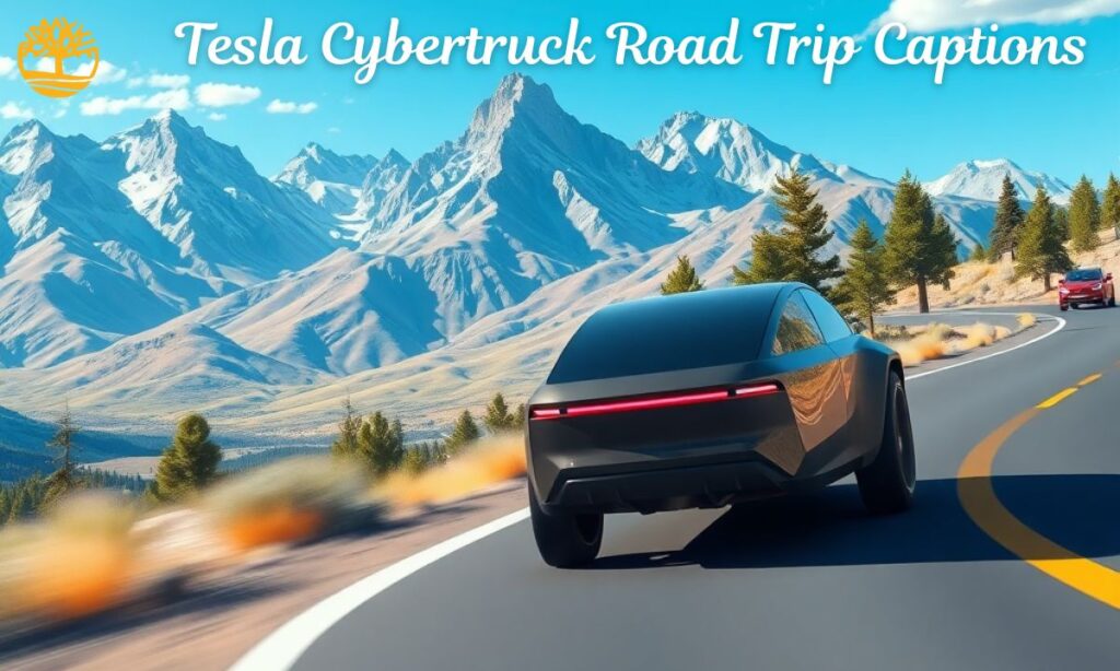 Tesla Cybertruck Road Trip Captions