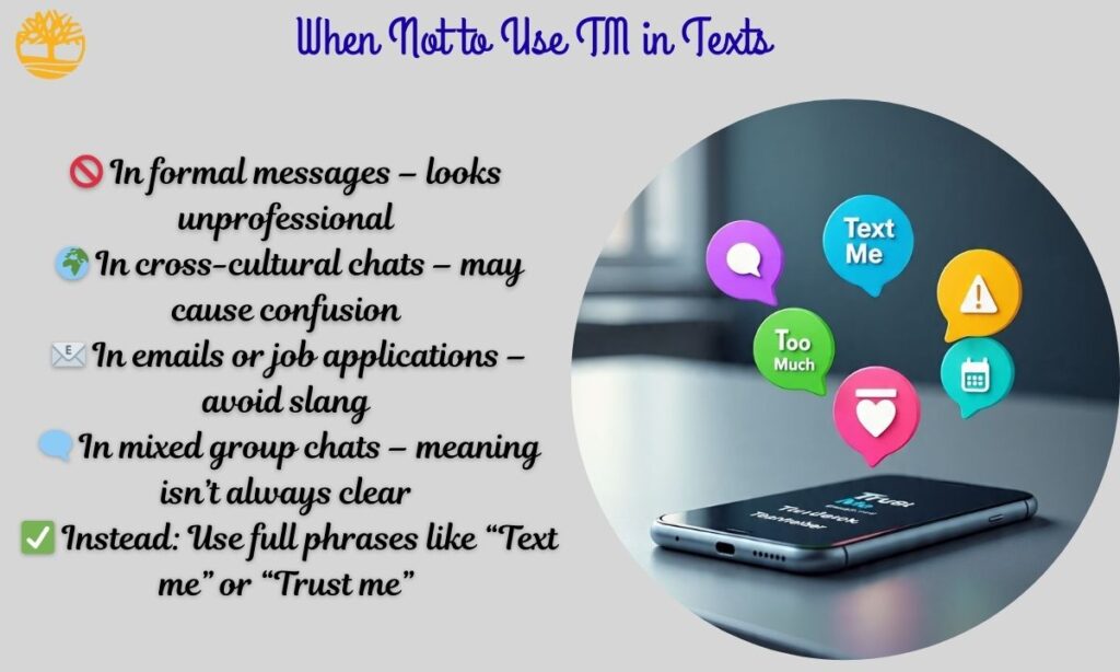 When Not to Use TM in Texts