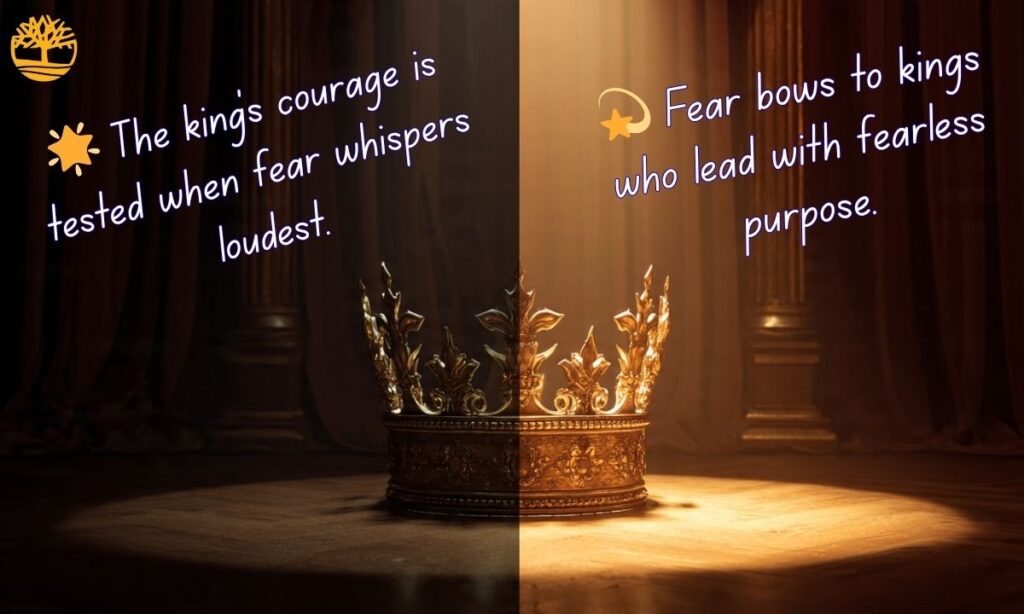 Courage King Quotes