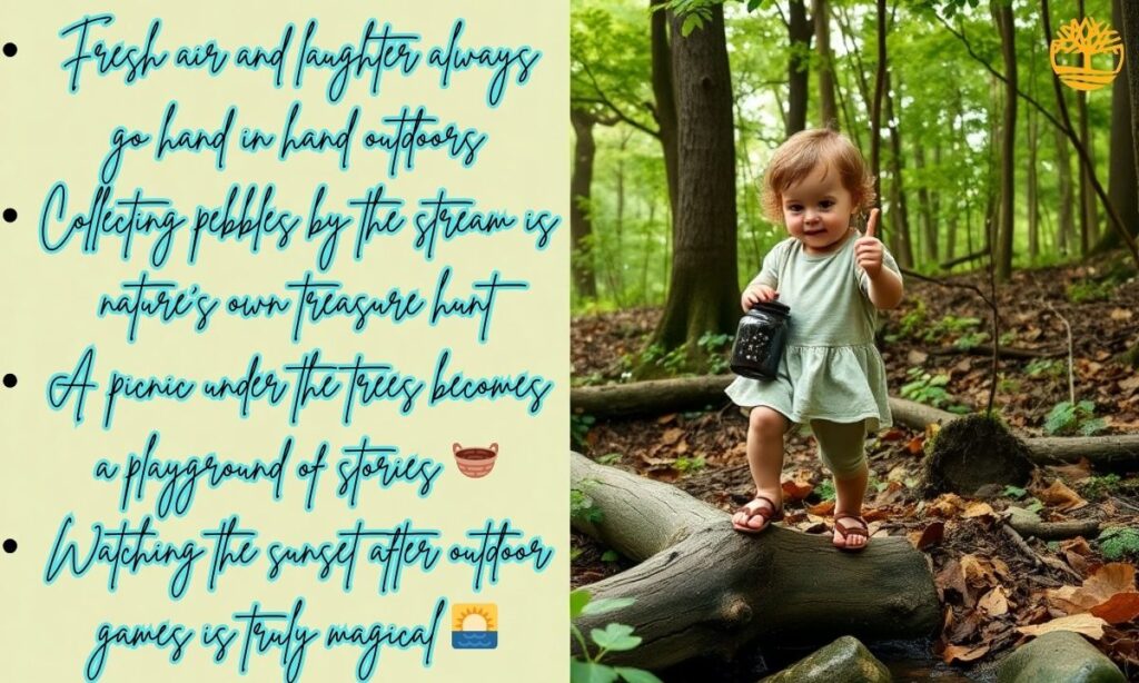 Nature and Outdoor Fun Kid Captions