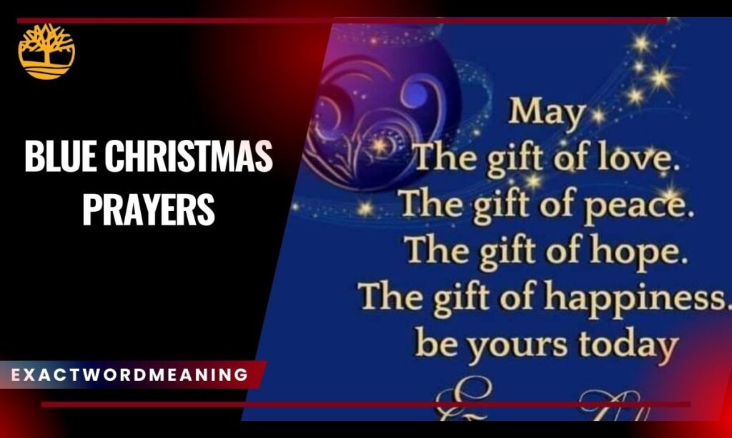 Blue Christmas Prayers