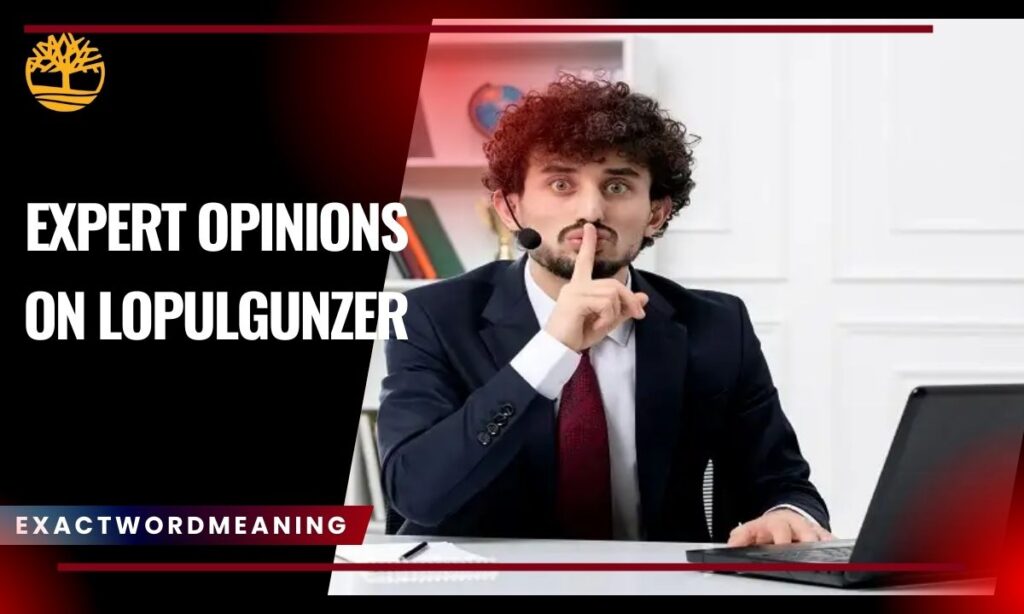 Expert Opinions on Lopulgunzer