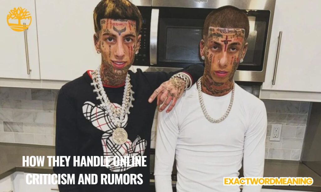 How They Handle Online Criticism and Rumors