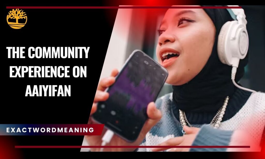 The Community Experience on Aaiyifan