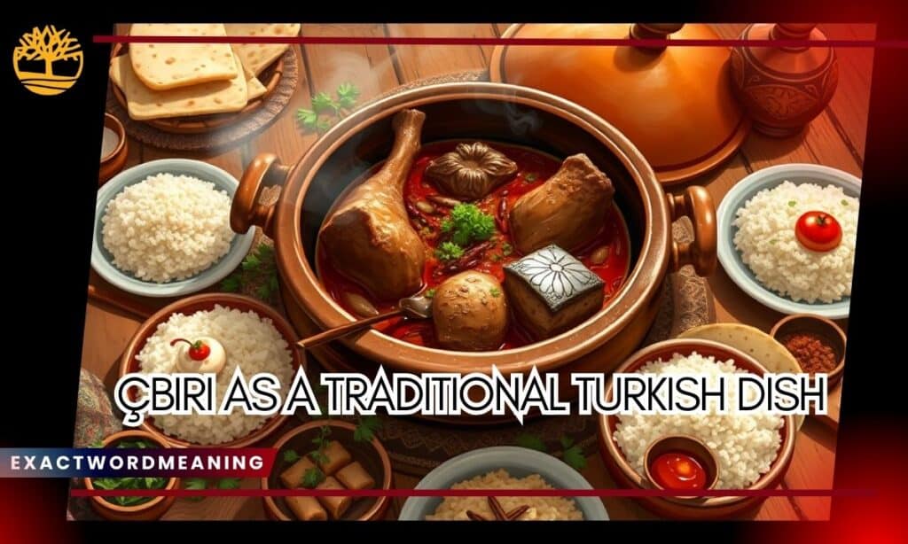 Çbiri as a Traditional Turkish Dish