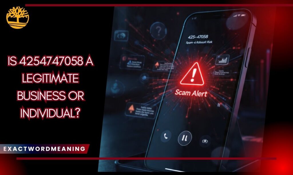 Is 4254747058 a Legitimate Business or Individual?