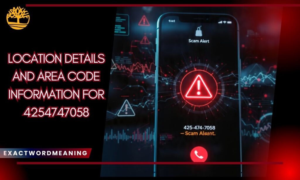 Location Details and Area Code Information for 4254747058