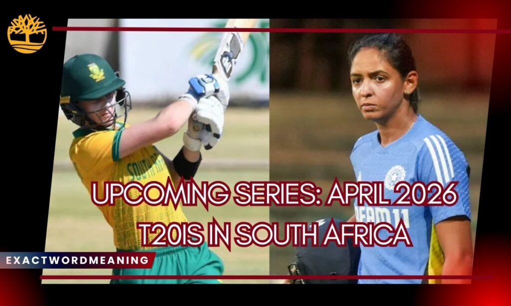 Upcoming Series: April 2026 T20Is in South Africa