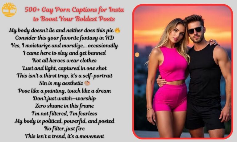 500+ Gay Porn Captions for Insta to Boost Your Boldest Posts