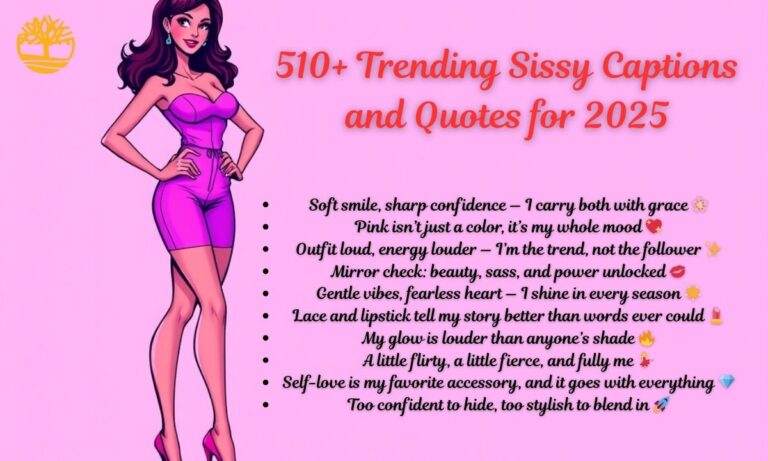 510+ Trending Sissy Captions and Quotes for 2025