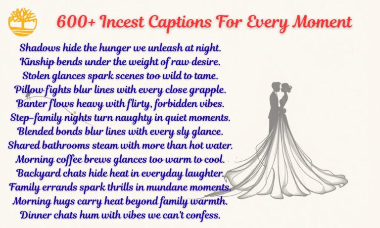 600+ Incest Captions For Every Moment