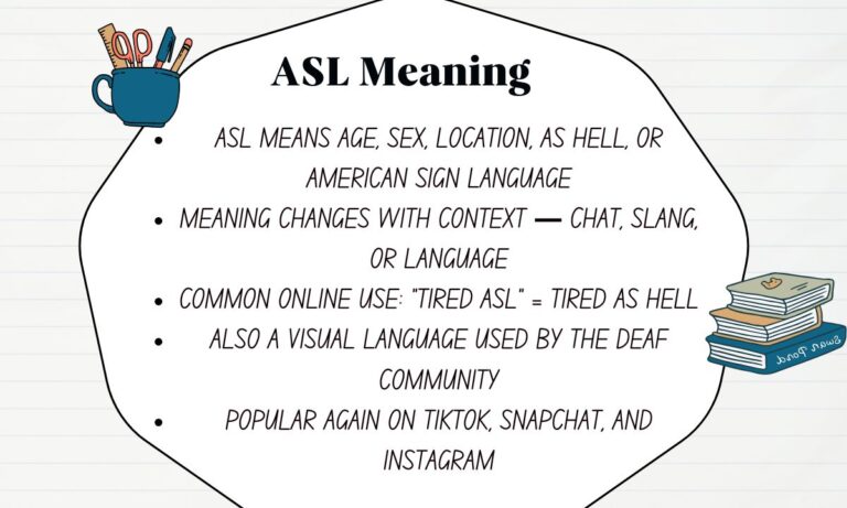 ASL Meaning: What Does ASL Stand For in Text, TikTok & Social Media?
