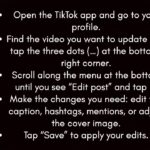 How to Edit Captions on TikTok Complete 2025 Guide