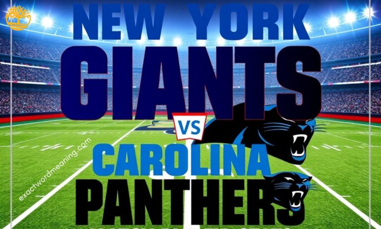 New York Giants vs Carolina Panthers Match Player Stats: Full Breakdown and Analysis