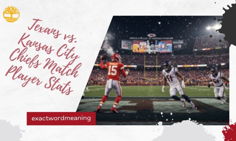 Texans vs. Kansas City Chiefs Match Player Stats: Breakdown Overview (Jan 18, 2025)