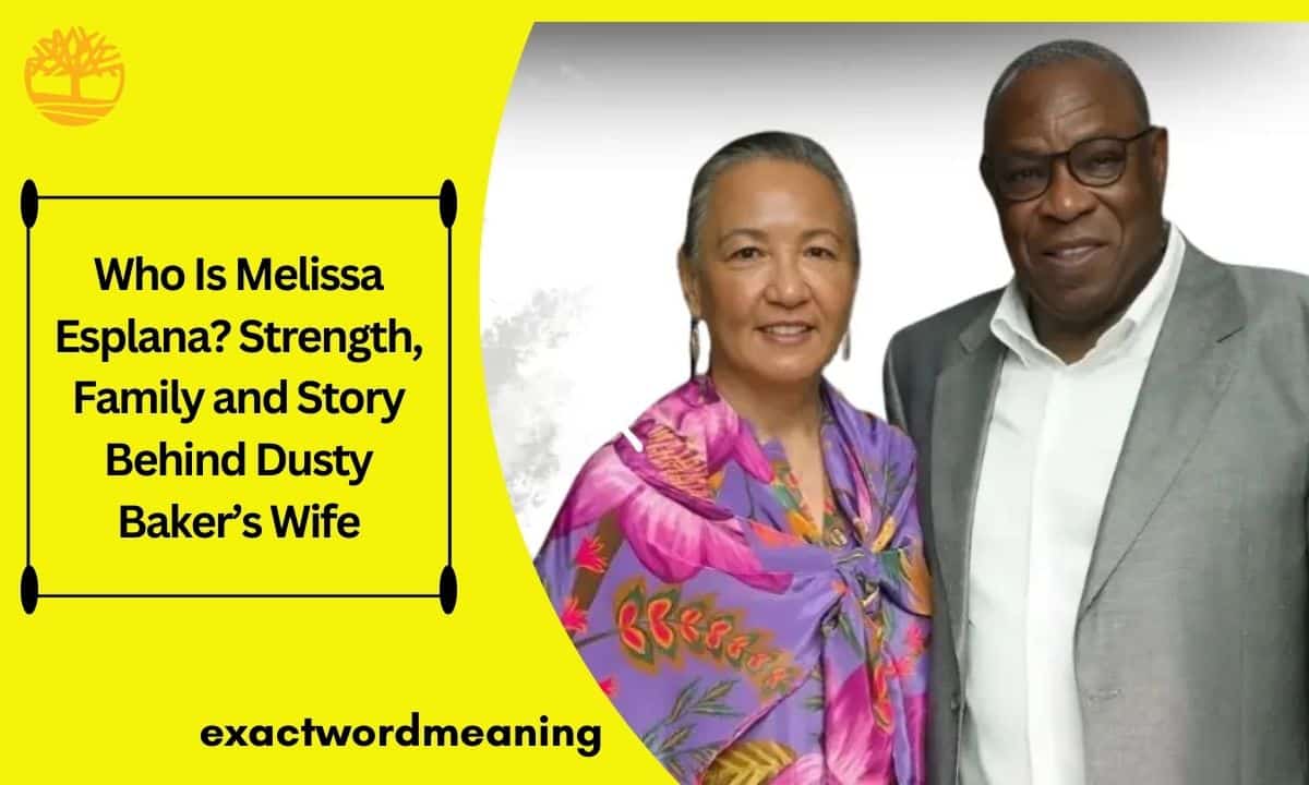 Who Is Melissa Esplana? Strength, Family and Story Behind Dusty Baker’s Wife