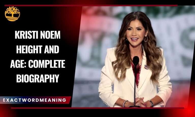 Kristi Noem Height and Age: Complete Biography