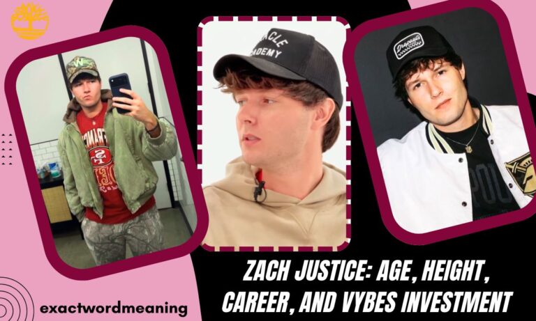 Zach Justice: Age, Height, Career, and Vybes Investment