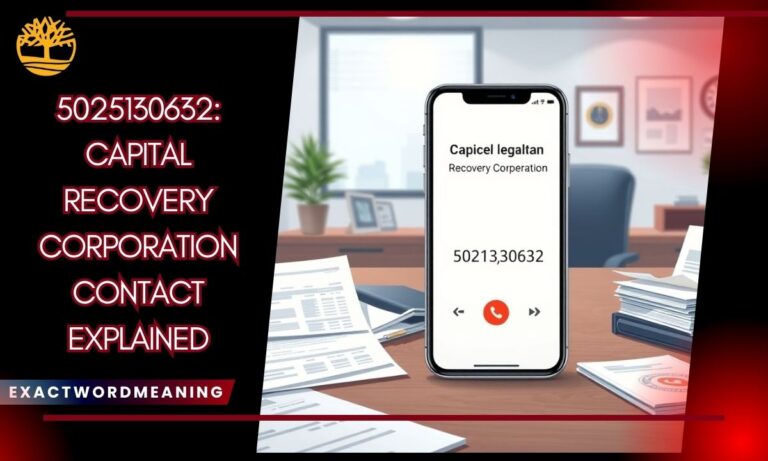 5025130632: Capital Recovery Corporation Contact Explained