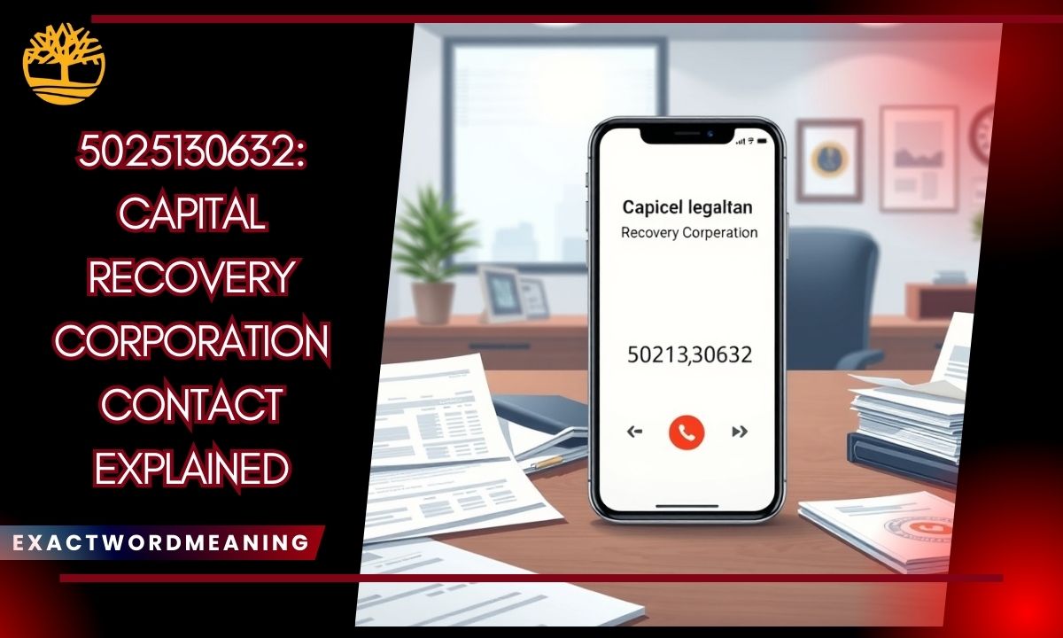 5025130632: Capital Recovery Corporation Contact Explained