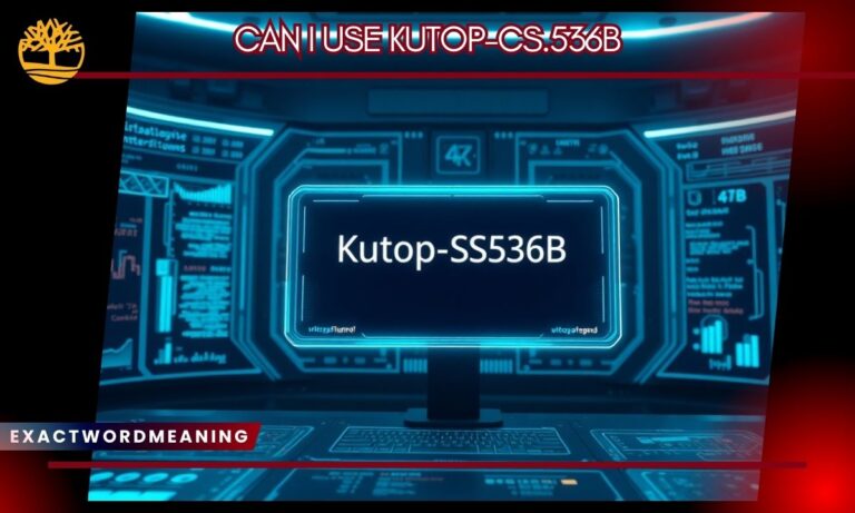 Can I Use Kutop-CS.536B? Complete Meaning, Usage, and Practical Reality Explained