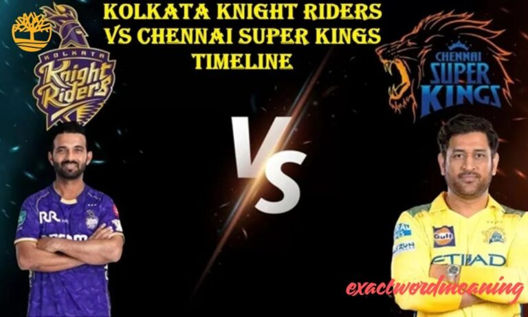 Kolkata Knight Riders vs Chennai Super Kings Timeline – Full Match History & Records