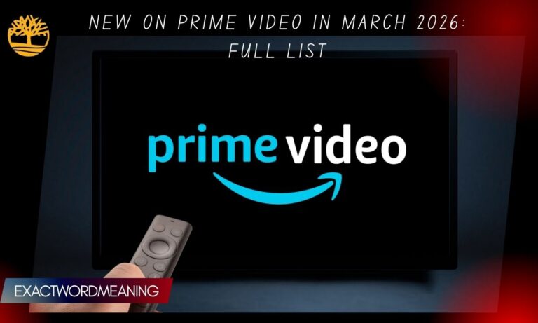 New on Prime Video in March 2026: Full List